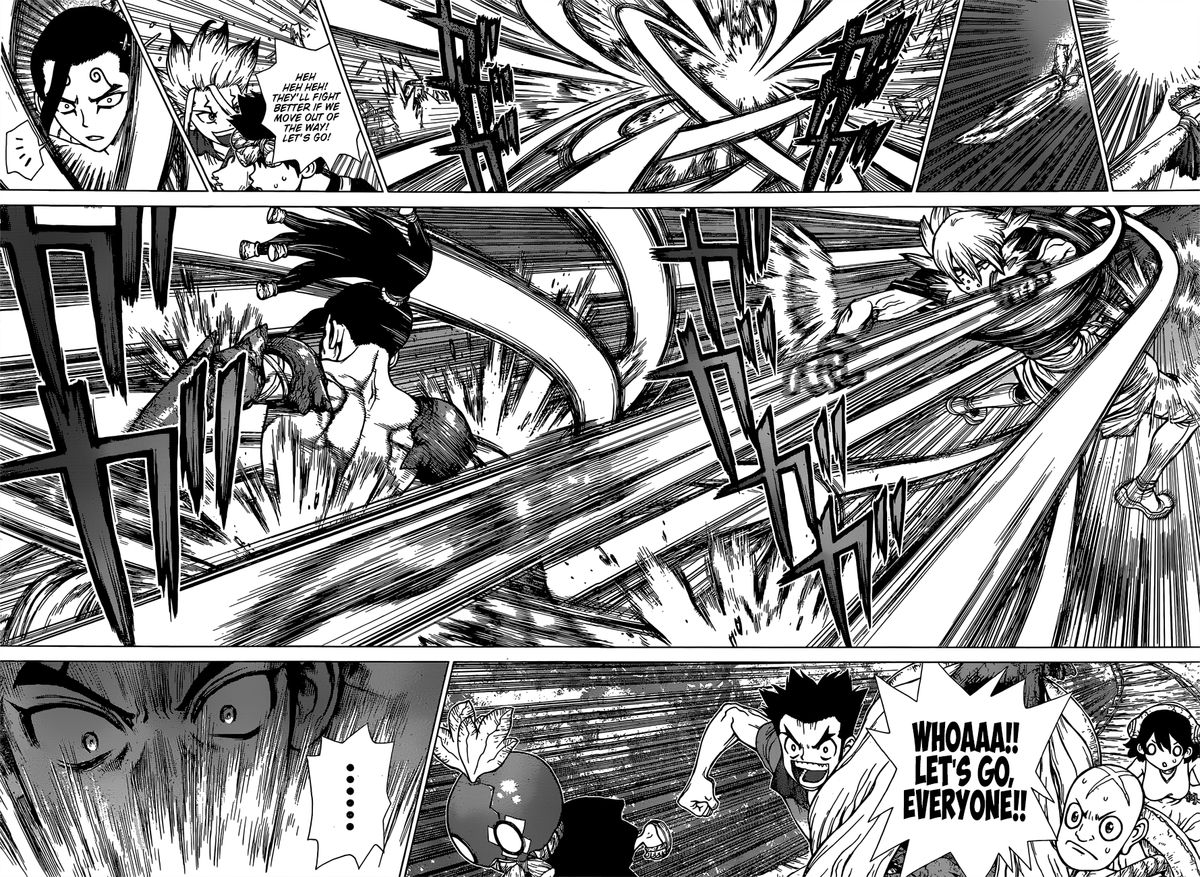 Dr. Stone Manga Chapter 130 page 19 - Devil's Choice scene