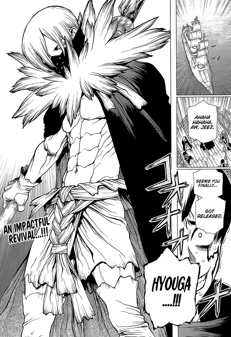 Dr. Stone Manga Chapter 130 page 2 - Devil's Choice scene