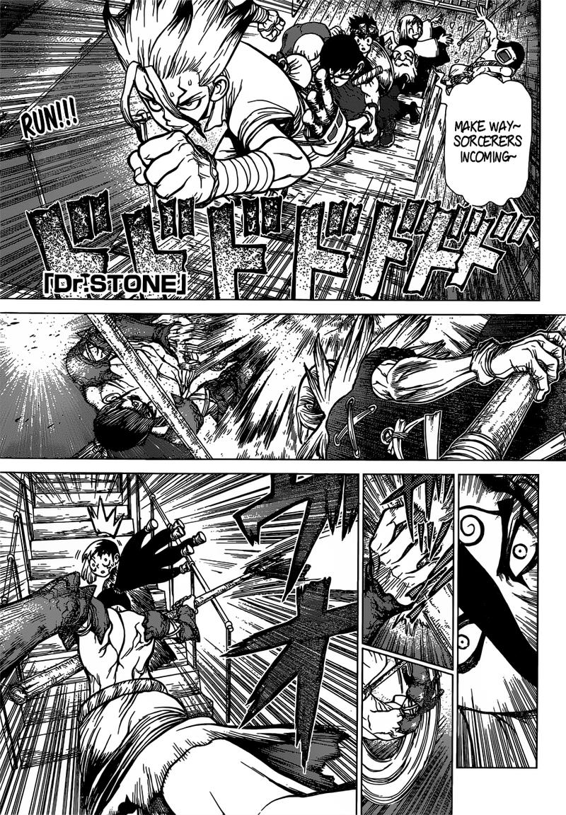 Dr. Stone Manga Chapter 131 page 1 - Nasty Crimes scene
