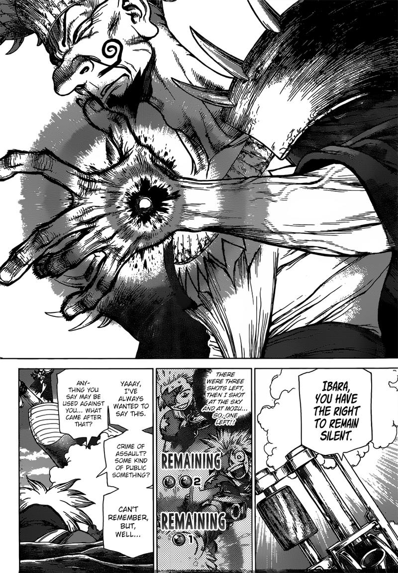 Dr. Stone Manga Chapter 131 page 16 - Nasty Crimes scene