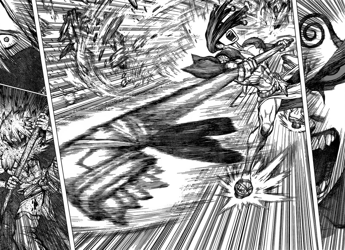 Dr. Stone Manga Chapter 131 page 4 - Nasty Crimes scene