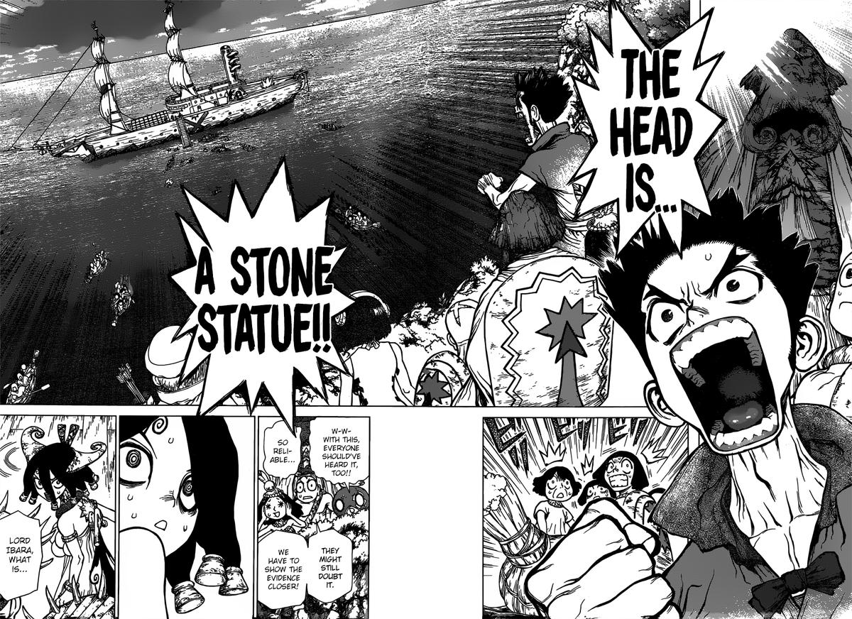 Dr. Stone Manga Chapter 131 page 9 - Nasty Crimes scene