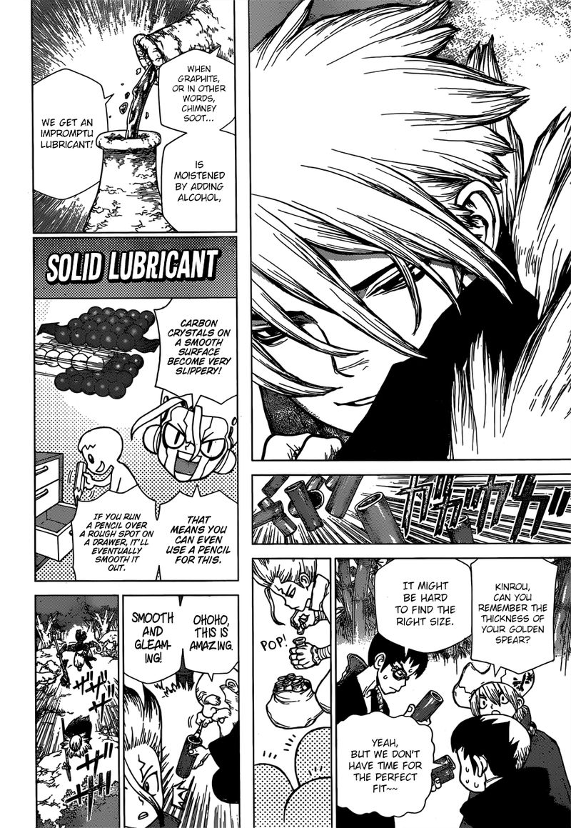 Dr. Stone Manga Chapter 132 page 10 - The Strongest Weapon is... scene
