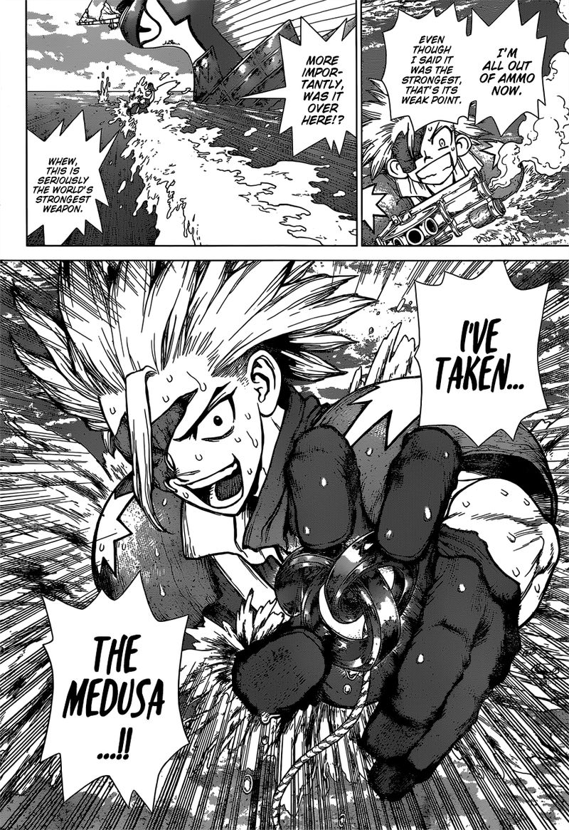 Dr. Stone Manga Chapter 132 page 2 - The Strongest Weapon is... scene