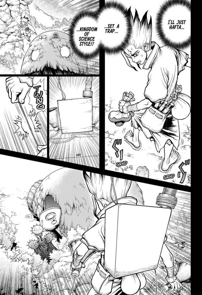 Dr. Stone Manga Chapter 135 page 13 - Counting scene