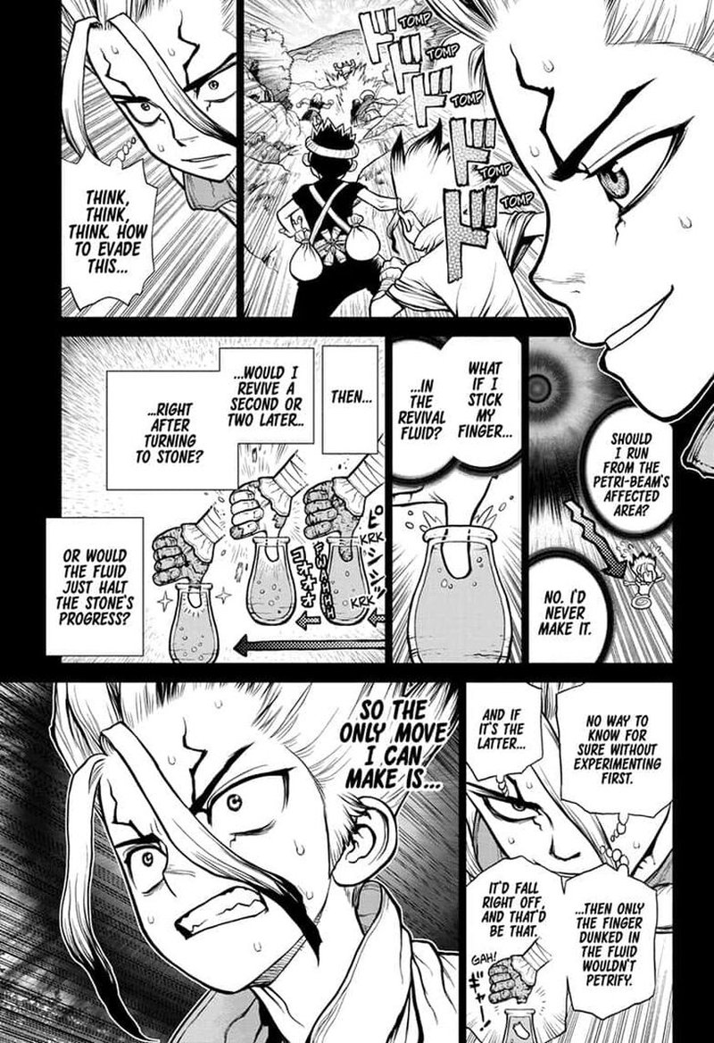 Dr. Stone Manga Chapter 135 page 3 - Counting scene