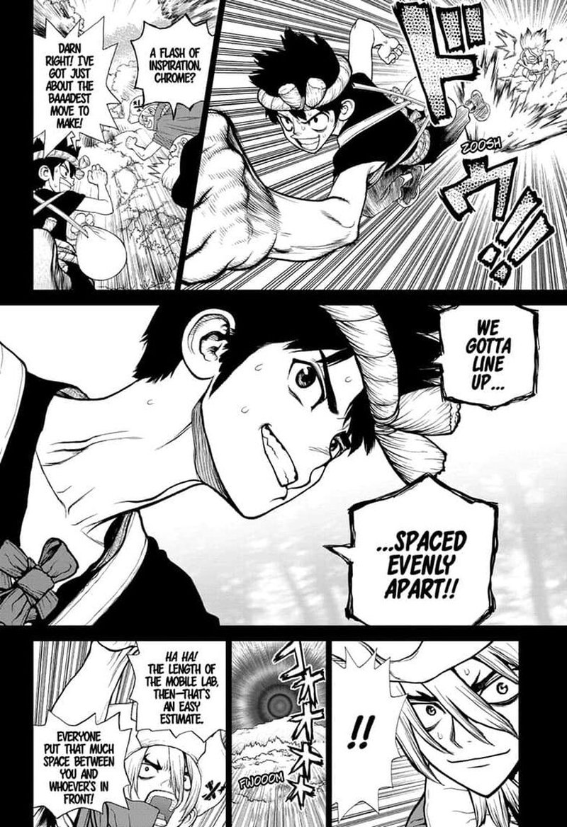 Dr. Stone Manga Chapter 135 page 4 - Counting scene