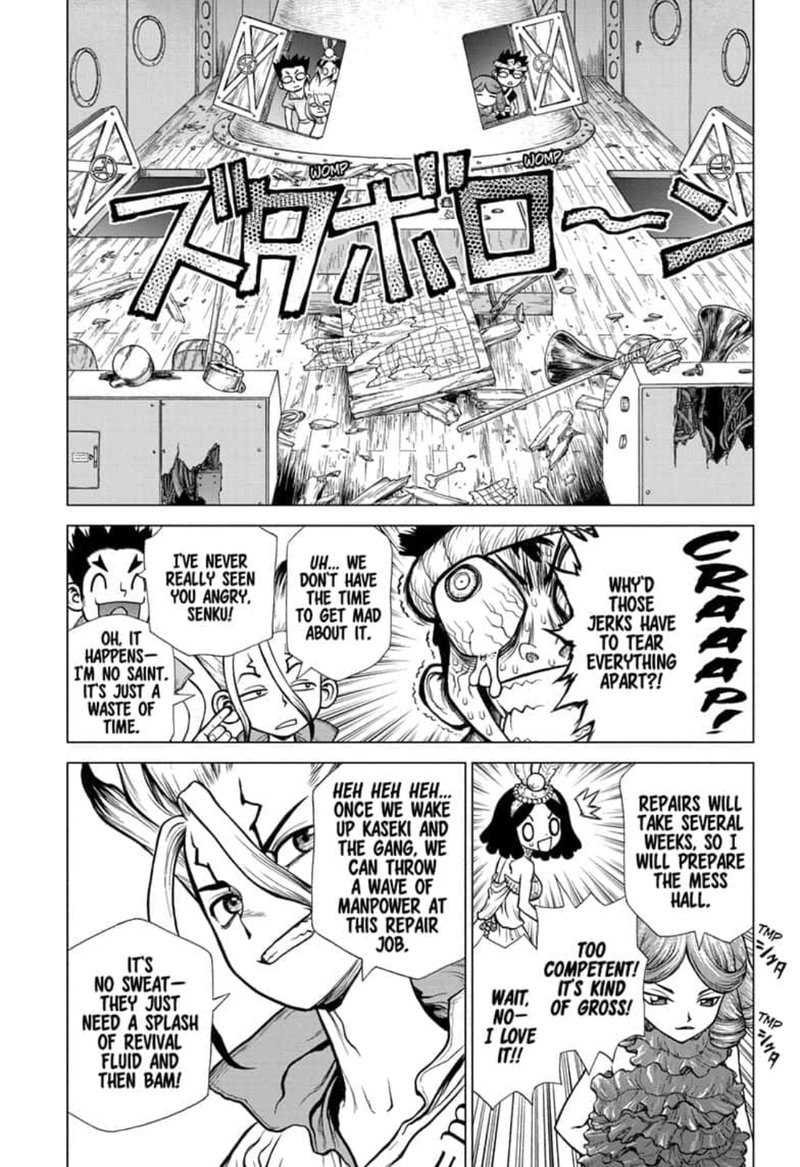 Dr. Stone Manga Chapter 138 page 5 - Epilogue of Part 3 (End of Part 3) scene