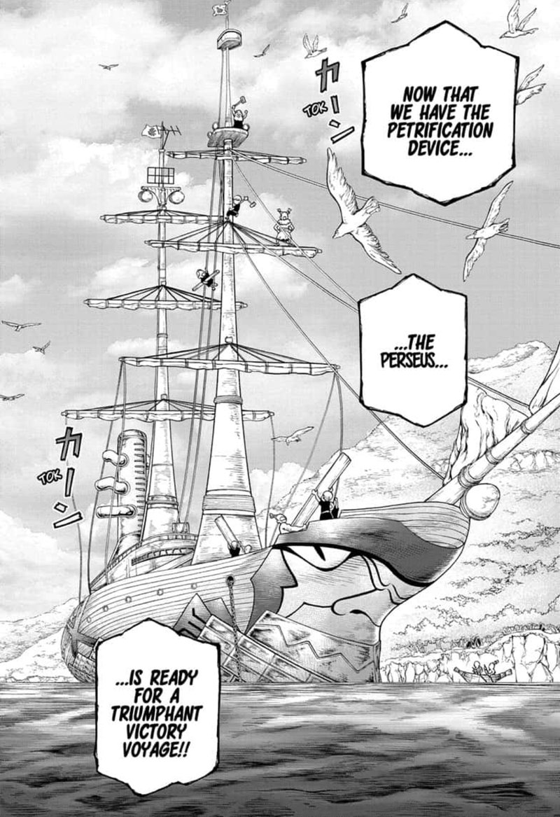 Dr. Stone Manga Chapter 138 page 6 - Epilogue of Part 3 (End of Part 3) scene