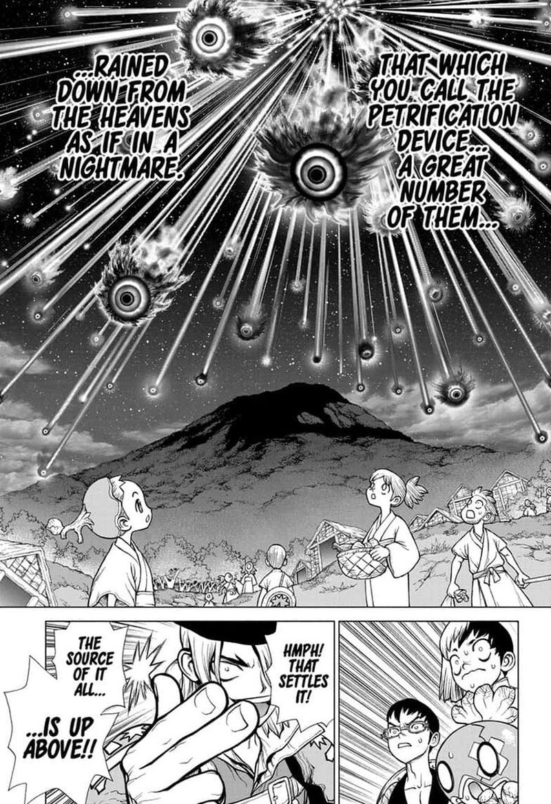 Dr. Stone Manga Chapter 139 page 13 - First Dream scene