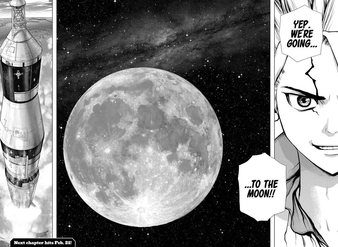Dr. Stone Manga Chapter 139 page 18 - First Dream scene