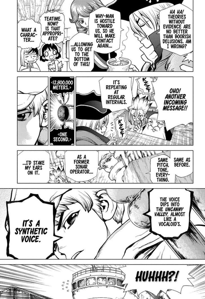 Dr. Stone Manga Chapter 139 page 3 - First Dream scene