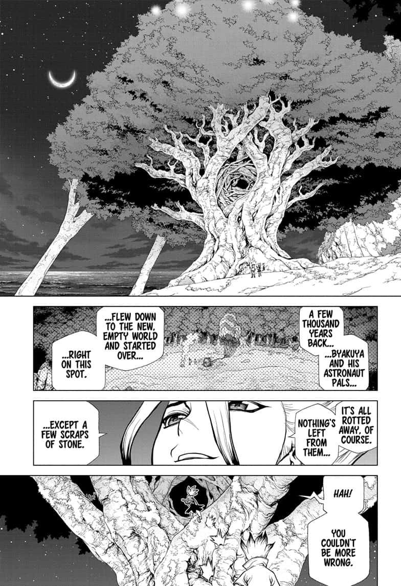 Dr. Stone Manga Chapter 140 page 7 - New-World Pilots scene