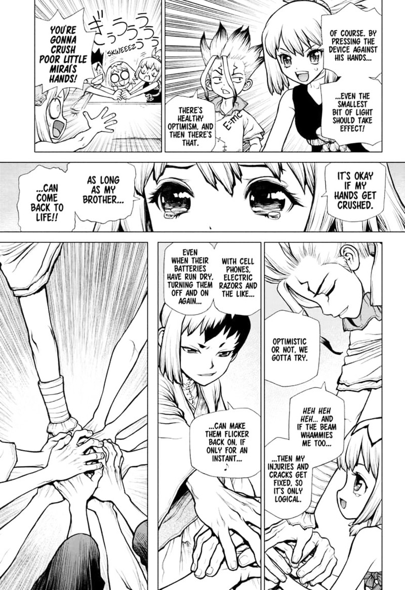Dr. Stone Manga Chapter 141 page 8 - First Team scene
