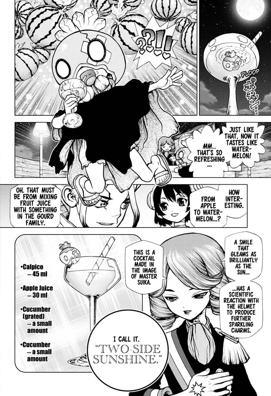 Dr. Stone Manga Chapter 145 page 10 - Bar Francois scene