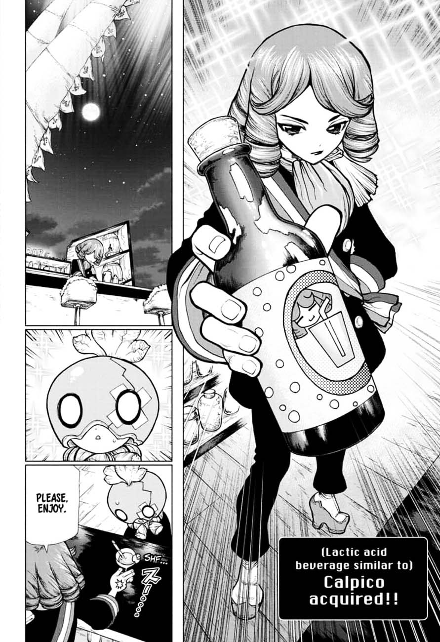 Dr. Stone Manga Chapter 145 page 8 - Bar Francois scene