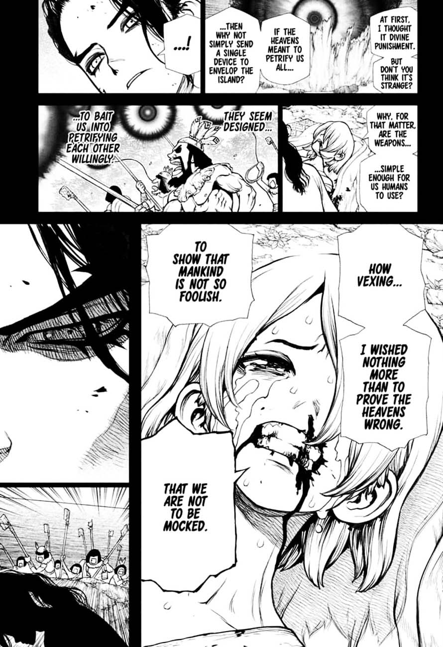 Dr. Stone Manga Chapter 146 page 9 - Bar Francois: Bitters scene