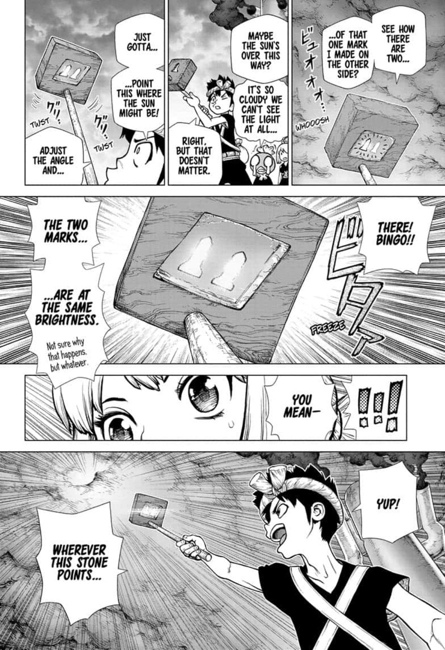 Dr. Stone Manga Chapter 147 page 12 - Science Journey scene