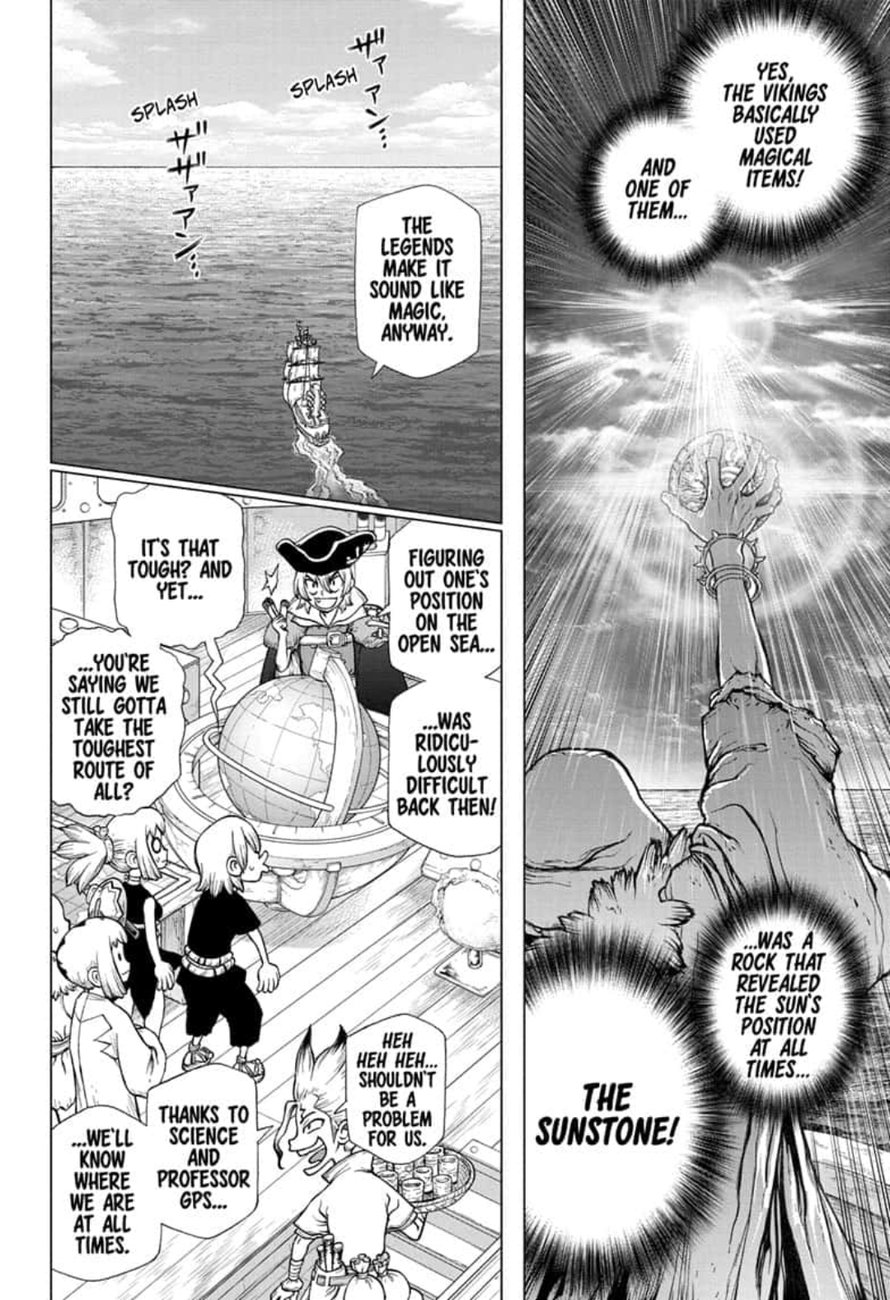 Dr. Stone Manga Chapter 147 page 4 - Science Journey scene