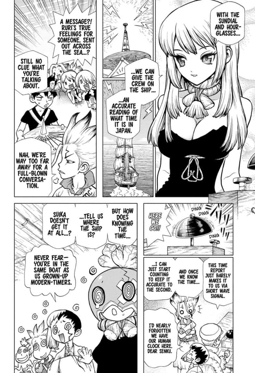 Dr. Stone Manga Chapter 147 page 6 - Science Journey scene