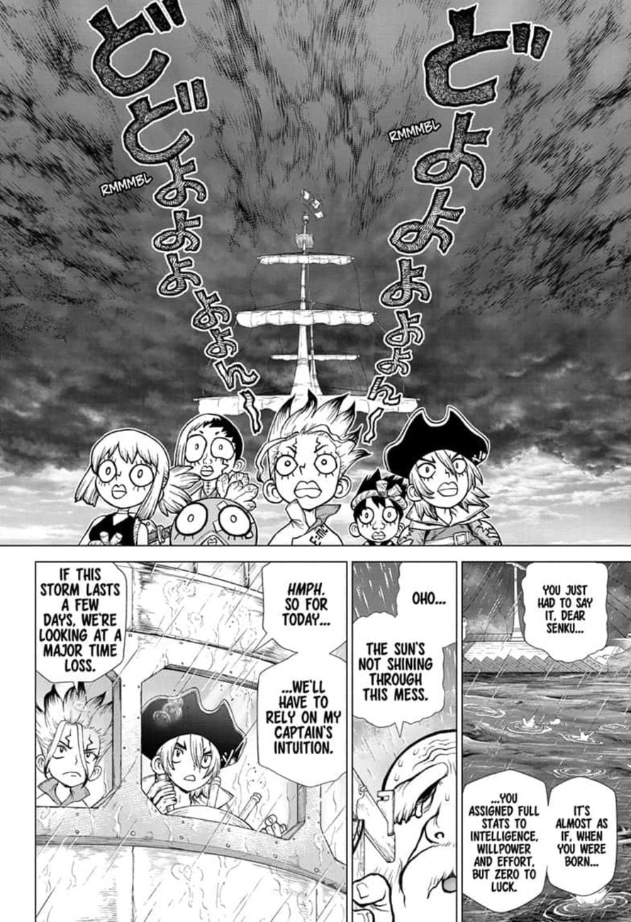 Dr. Stone Manga Chapter 147 page 8 - Science Journey scene
