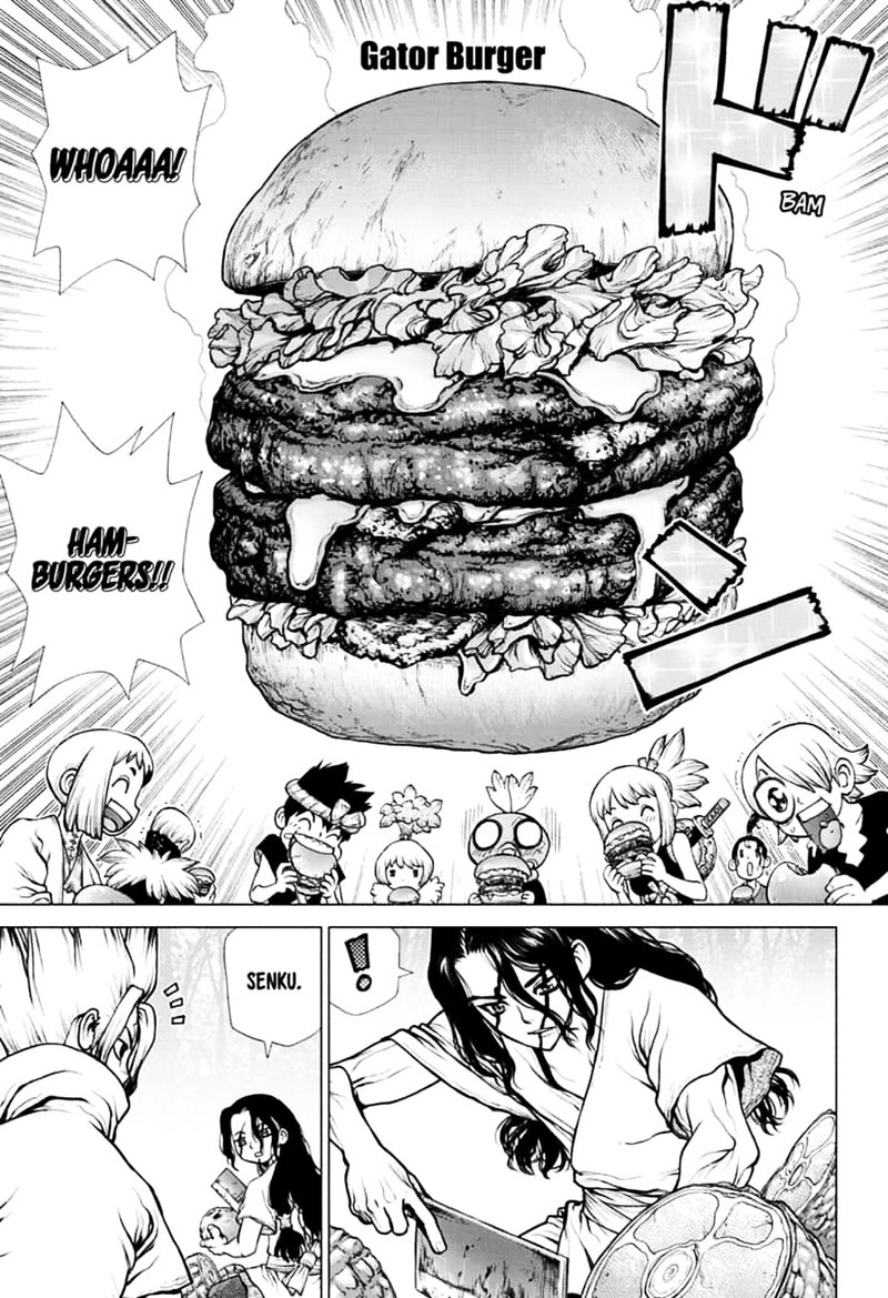 Dr. Stone Manga Chapter 148 page 14 - Pioneers of Earth scene