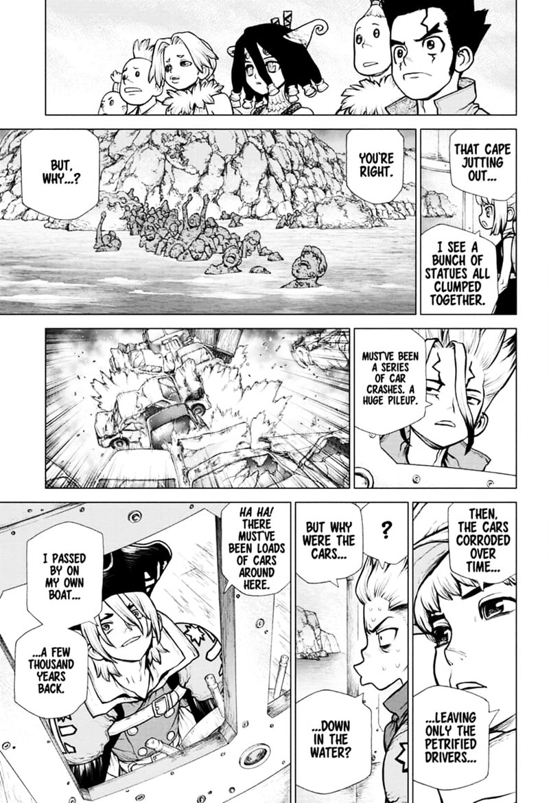Dr. Stone Manga Chapter 148 page 5 - Pioneers of Earth scene