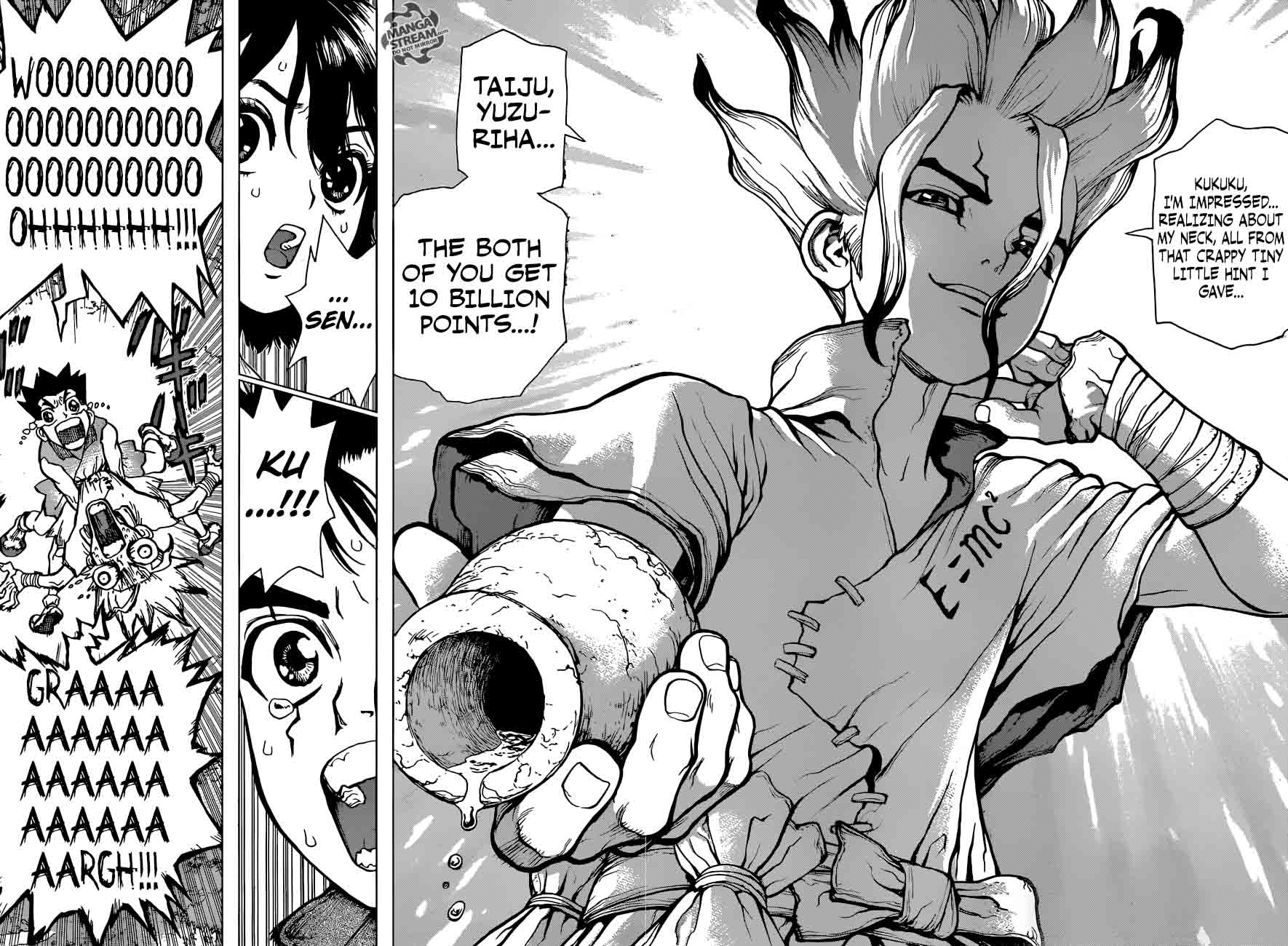 Dr. Stone Manga Chapter 15 page 5 - Two Kingdoms of the Stone World scene