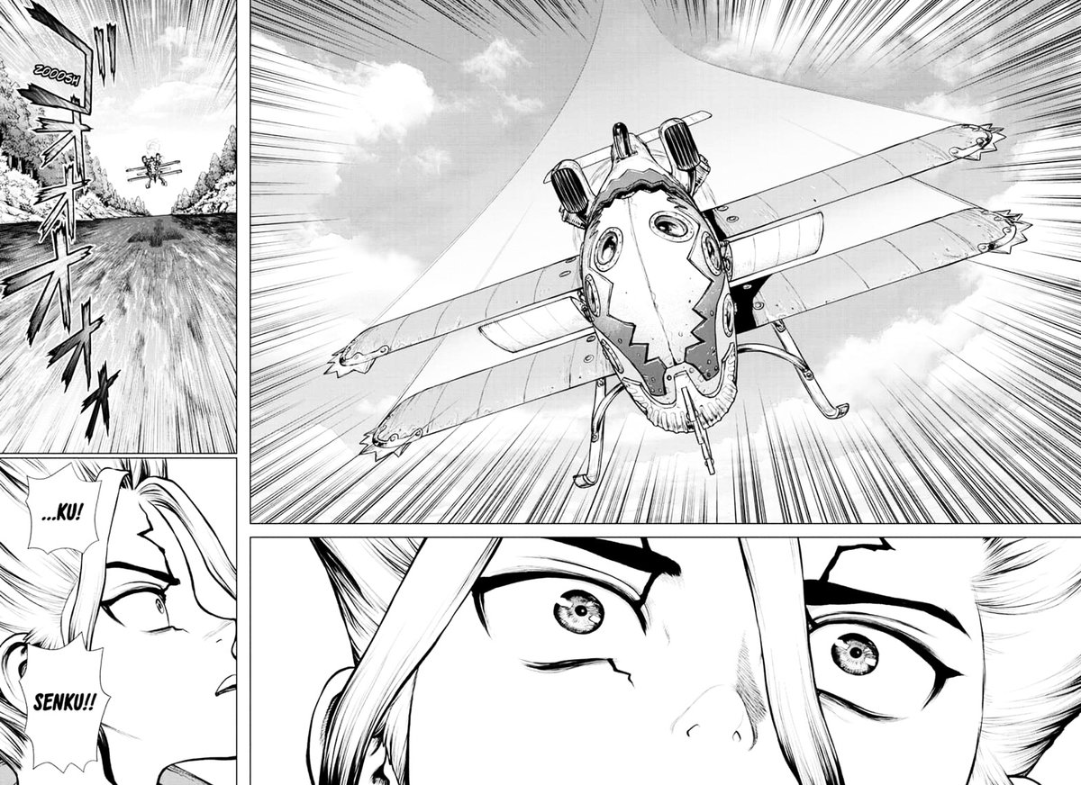 Dr. Stone Manga Chapter 150 page 6 - Righteous Science-User scene