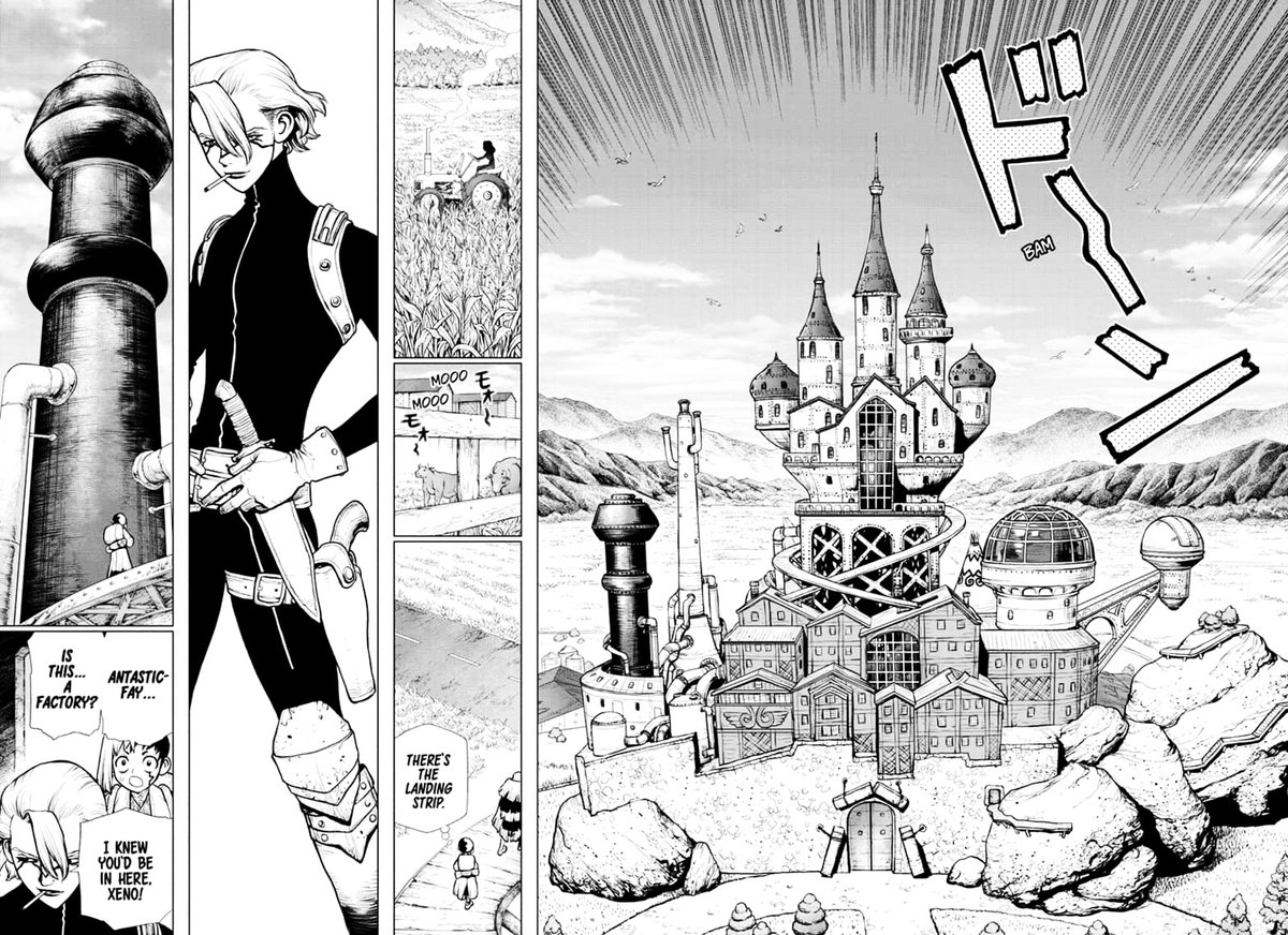 Dr. Stone Manga Chapter 151 page 9 - Dr. X scene