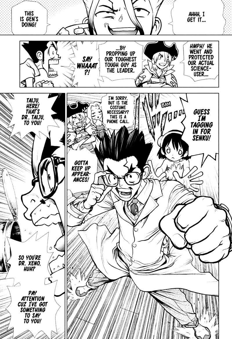 Dr. Stone Manga Chapter 152 page 9 - Doctor vs Doctor scene