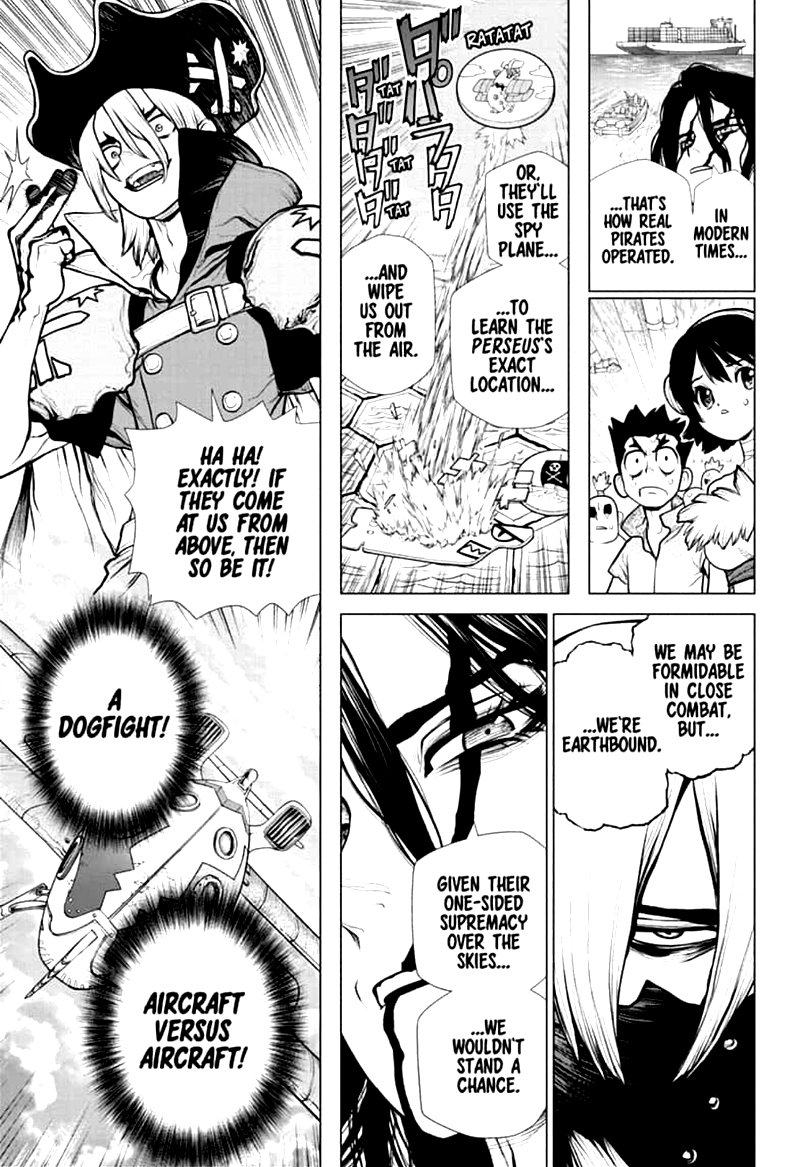 Dr. Stone Manga Chapter 153 page 6 - War Game scene