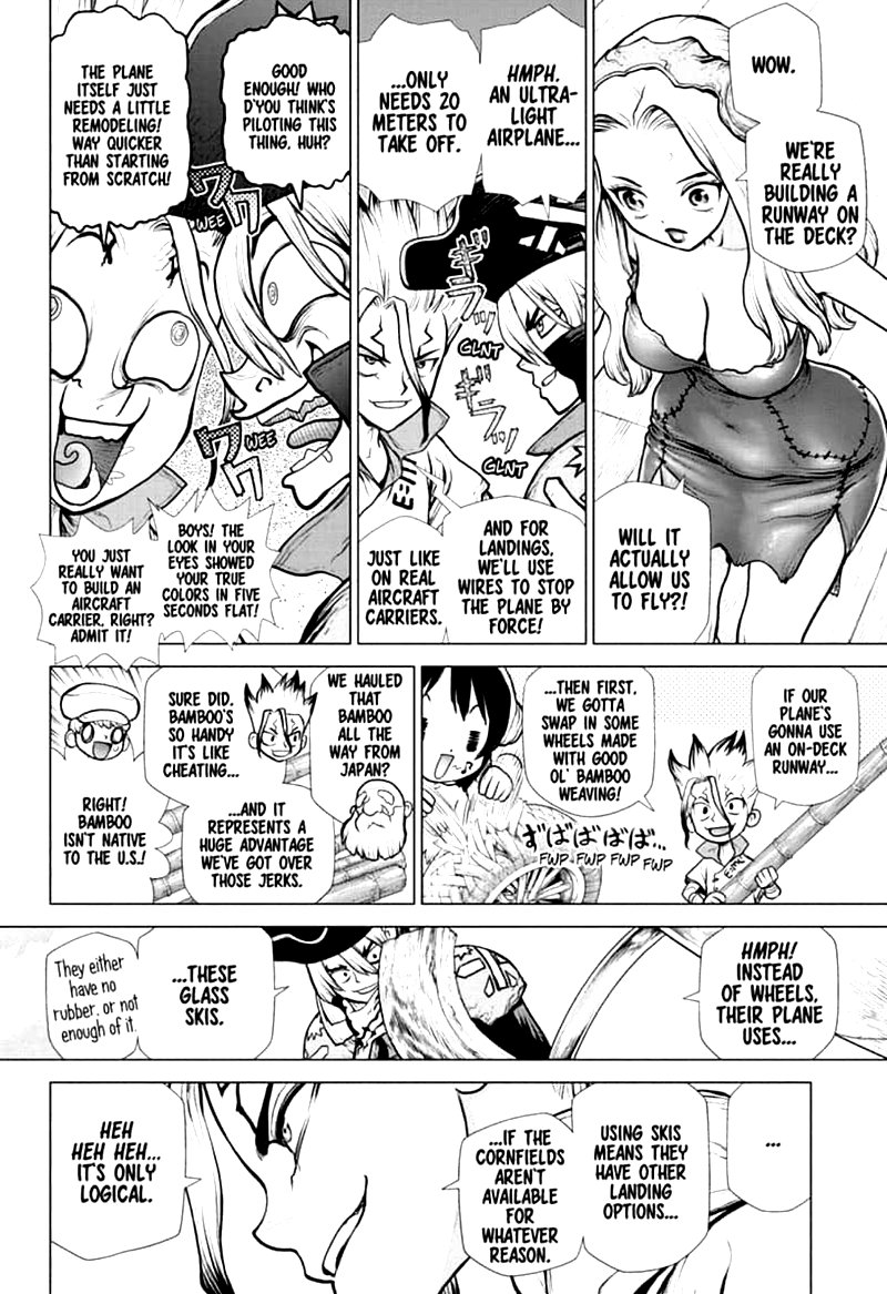 Dr. Stone Manga Chapter 153 page 8 - War Game scene