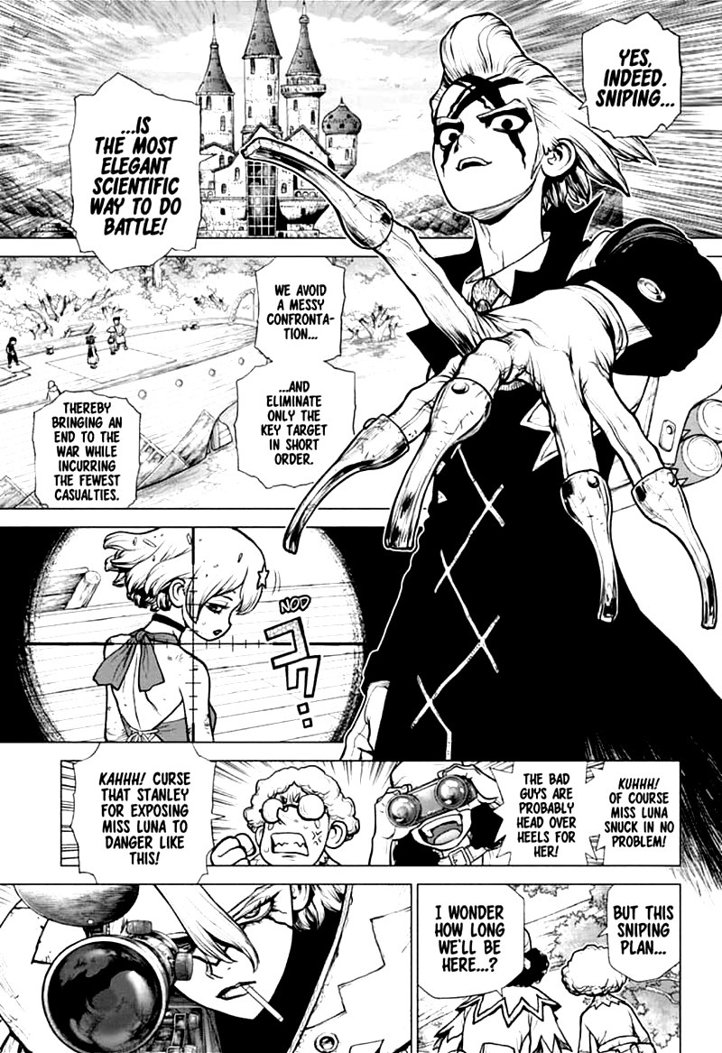 Dr. Stone Manga Chapter 155 page 1 - Science is Elegant scene