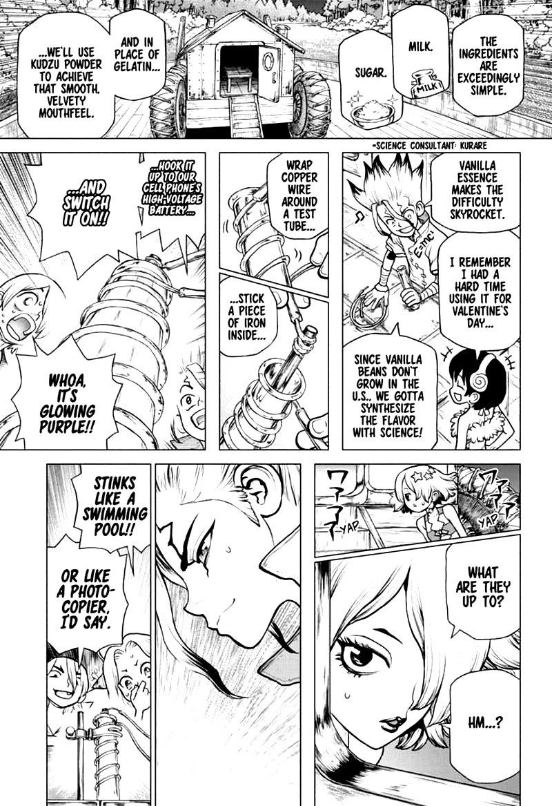 Dr. Stone Manga Chapter 155 page 11 - Science is Elegant scene