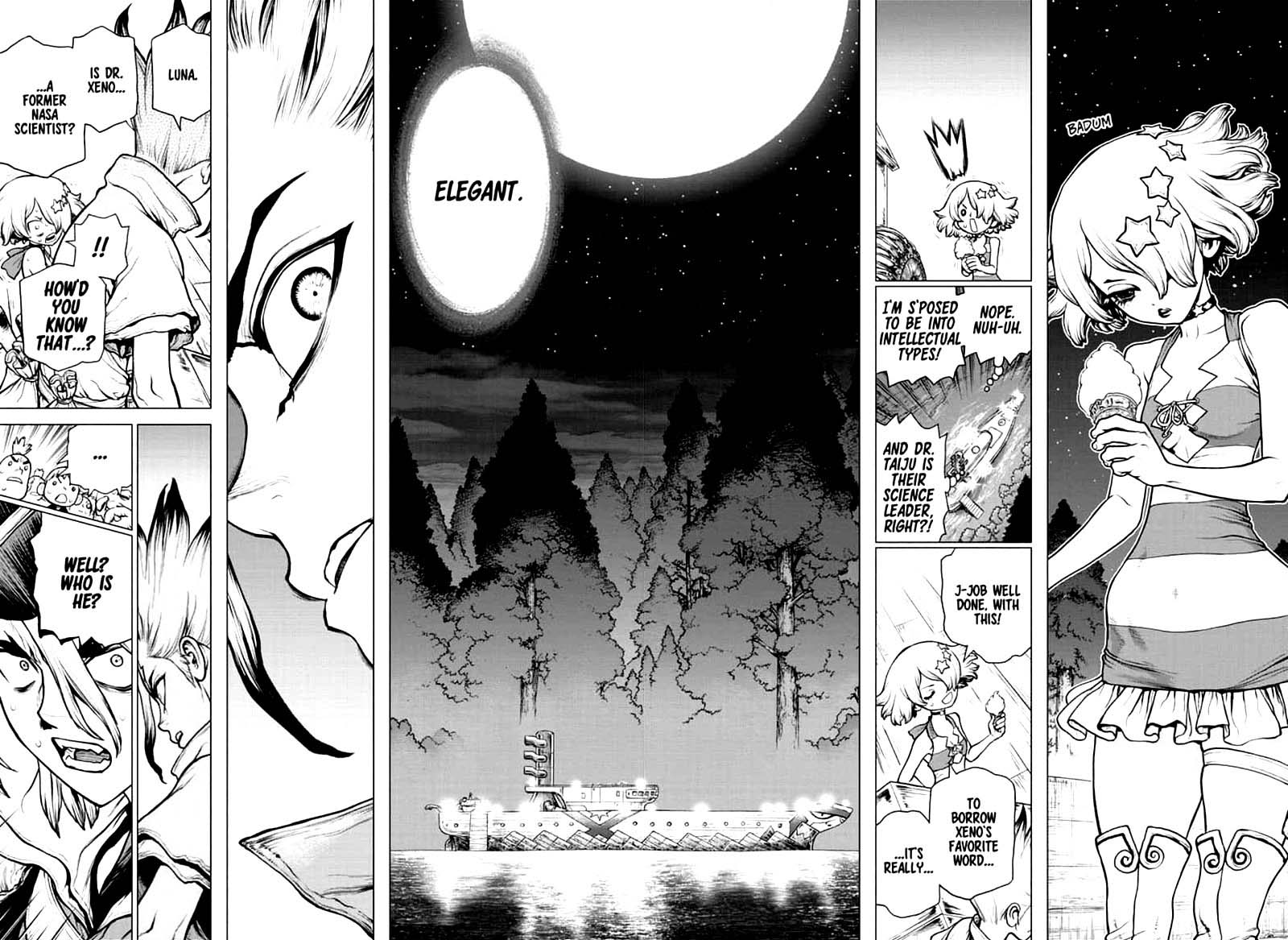 Dr. Stone Manga Chapter 155 page 15 - Science is Elegant scene