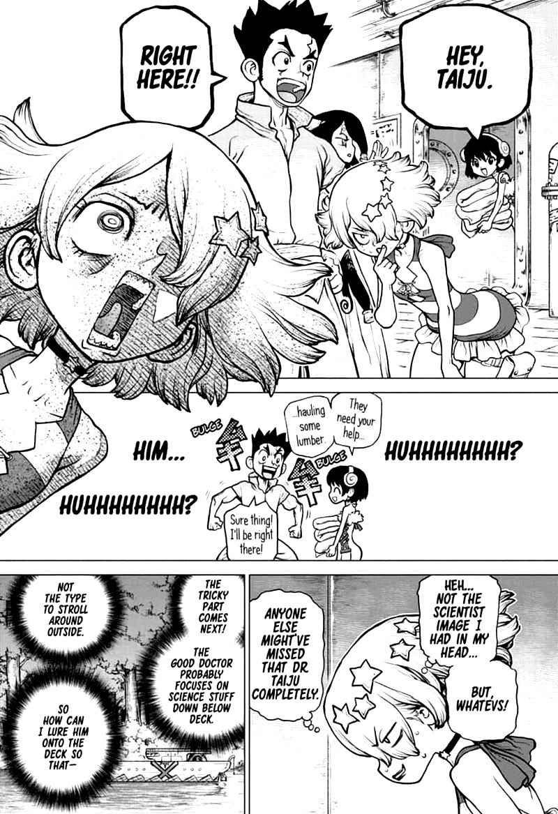 Dr. Stone Manga Chapter 155 page 7 - Science is Elegant scene