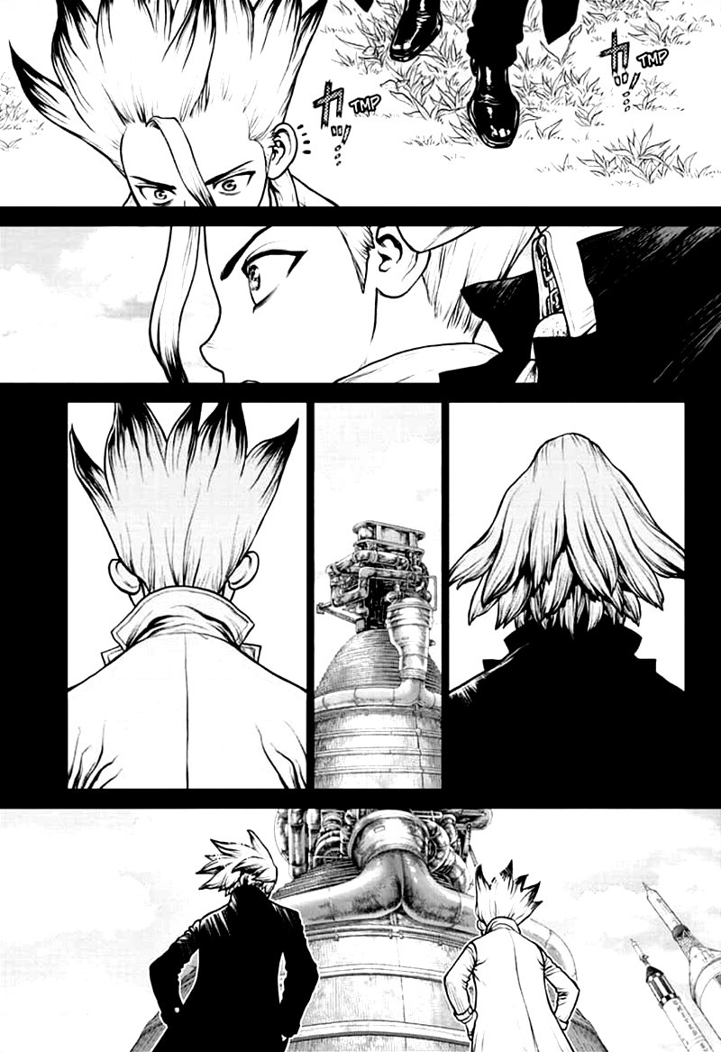 Dr. Stone Manga Chapter 156 page 18 - Two Scientists scene