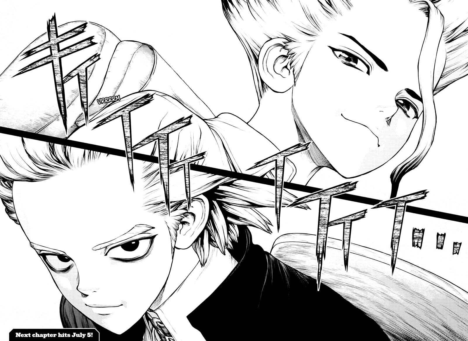 Dr. Stone Manga Chapter 156 page 21 - Two Scientists scene