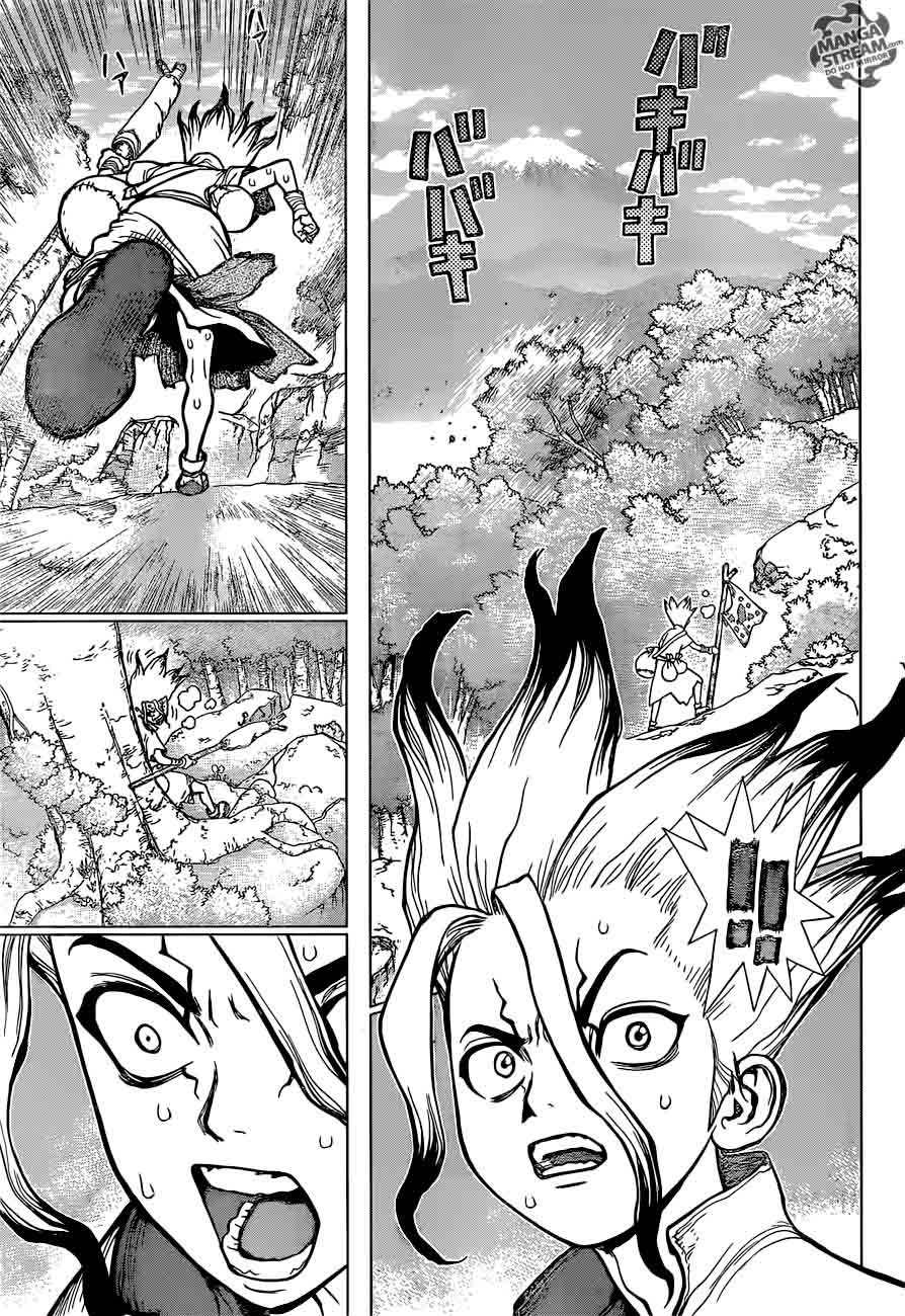 Dr. Stone Manga Chapter 16 page 10 - Kohaku scene