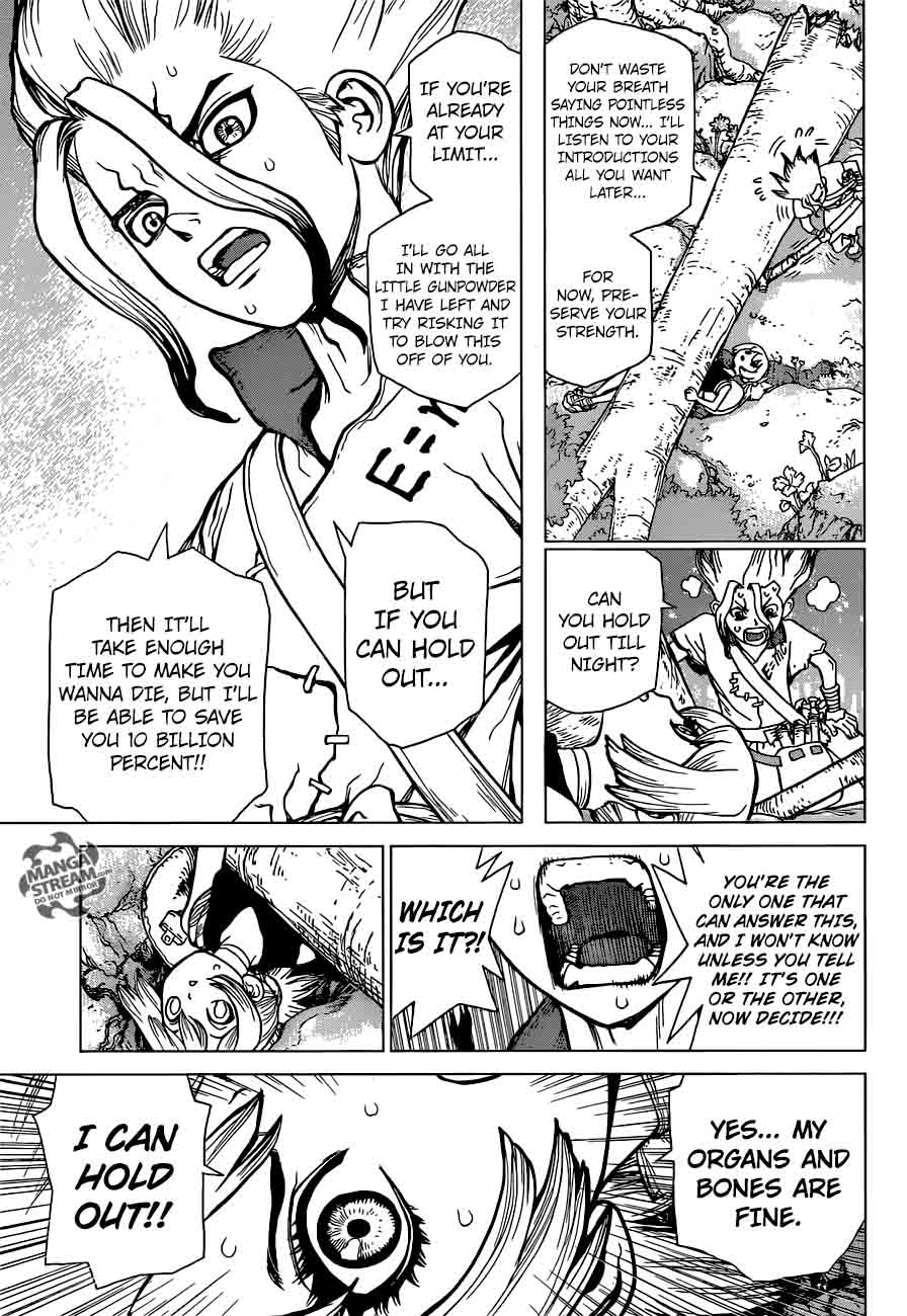 Dr. Stone Manga Chapter 16 page 12 - Kohaku scene