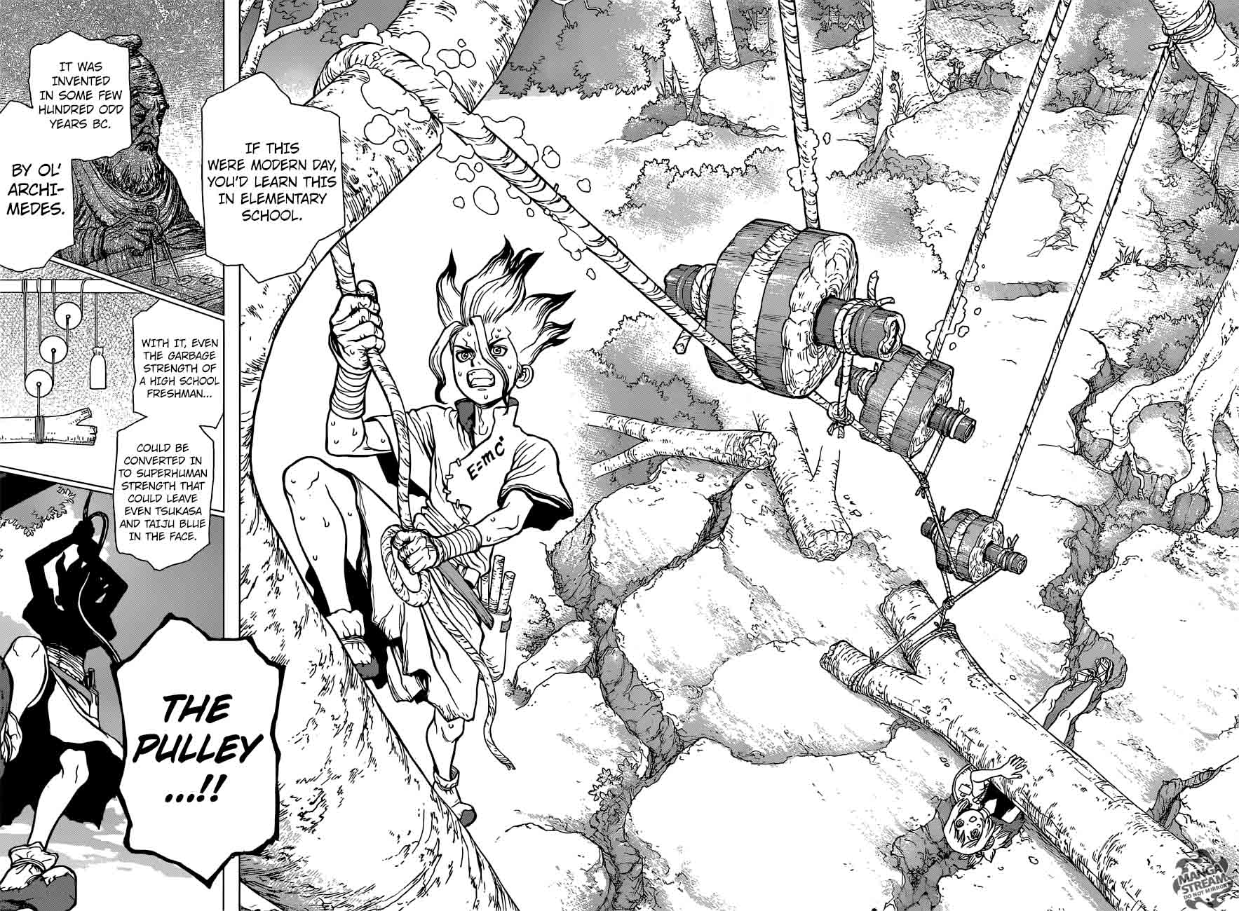 Dr. Stone Manga Chapter 16 page 15 - Kohaku scene