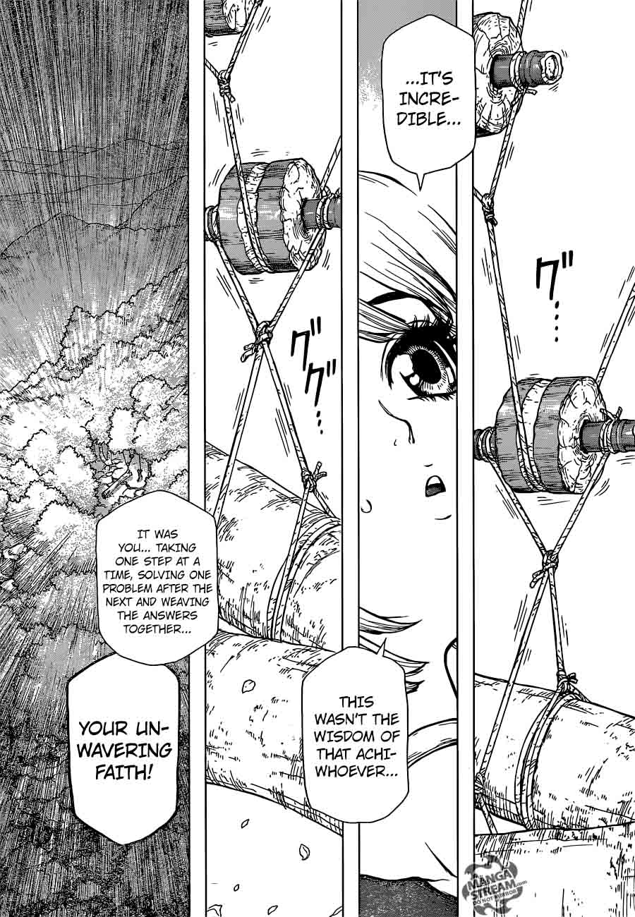 Dr. Stone Manga Chapter 16 page 16 - Kohaku scene