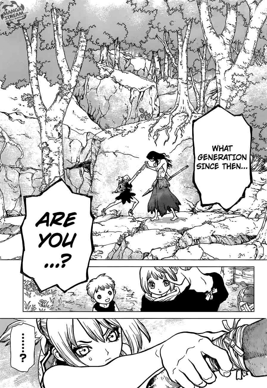 Dr. Stone Manga Chapter 16 page 8 - Kohaku scene