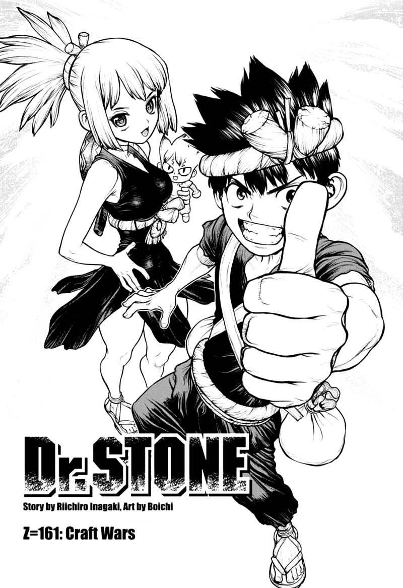 Dr. Stone Manga Chapter 161 page 1 - Craft Wars scene