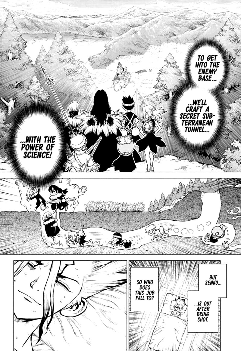 Dr. Stone Manga Chapter 161 page 2 - Craft Wars scene