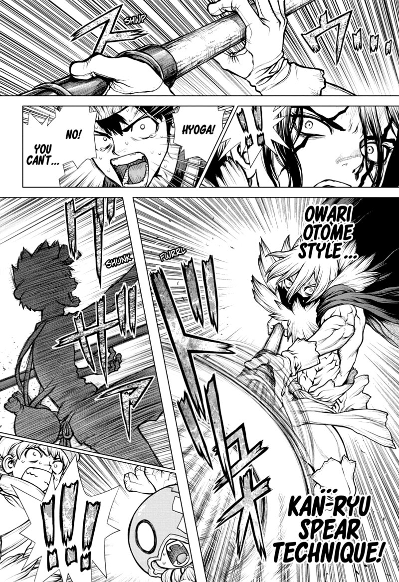 Dr. Stone Manga Chapter 162 page 2 - Down the Earth-Stained Path scene