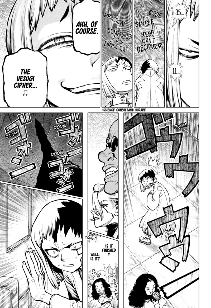 Dr. Stone Manga Chapter 163 page 10 - Multifront Final Battle scene