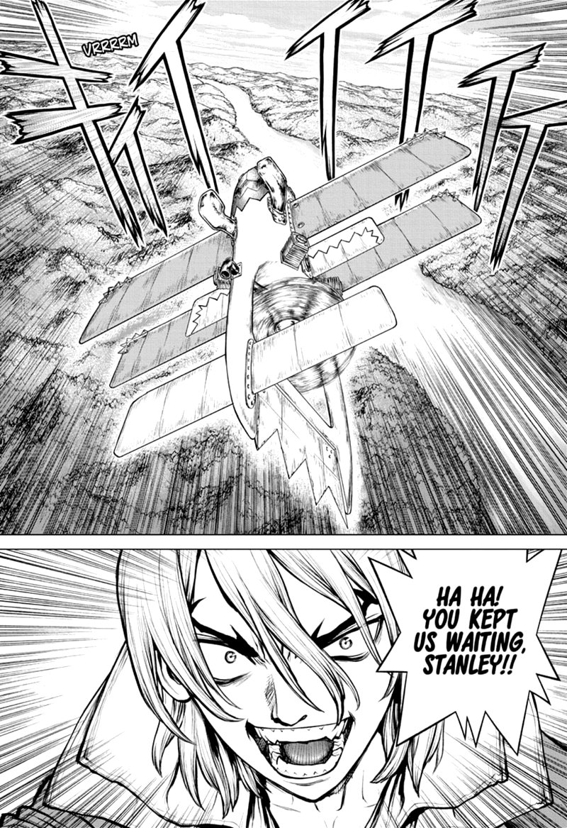 Dr. Stone Manga Chapter 163 page 14 - Multifront Final Battle scene