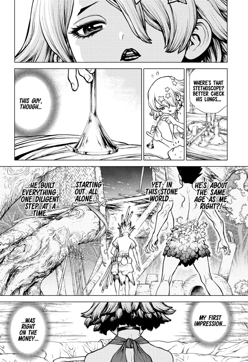 Dr. Stone Manga Chapter 163 page 2 - Multifront Final Battle scene